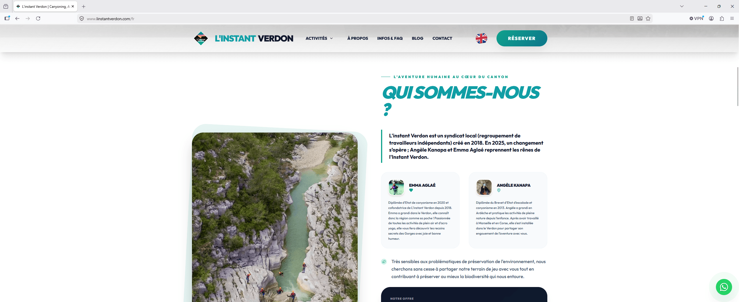 Aperçu L'Instant Verdon — 2
